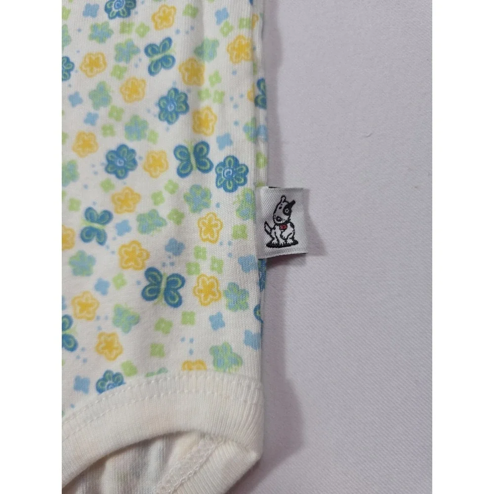Vintage 90s Y2K Sprockets Baby Girls 2Pc Bodysuit Set 3/6M NWT